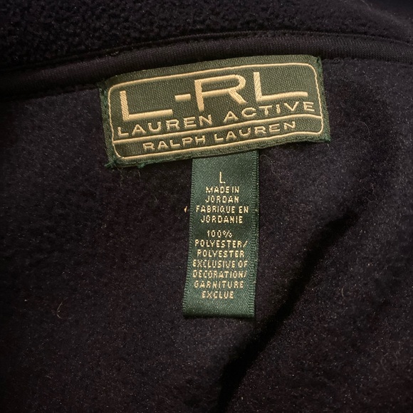 VTG Lauren Ralph Lauren Active Colorblock Fleece - Picture 6 of 7